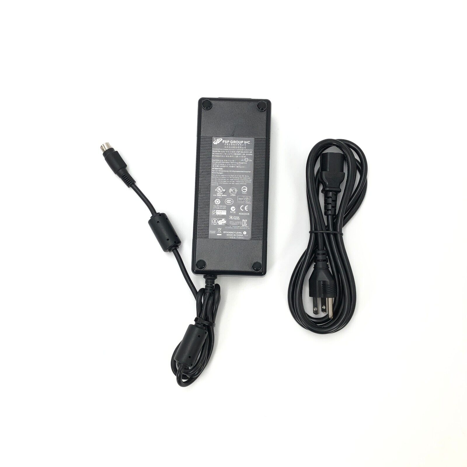 *Brand NEW*Genuine FSP 12V 12.5A 150W AC/DC Adapter FSP150-AHAN1-VR Power Supply 4-Pin - Click Image to Close